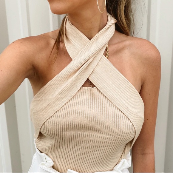 Cross knit top - Picture 1 of 3